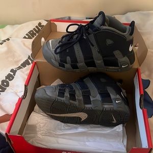 Nike air (gray and blue) size 2y